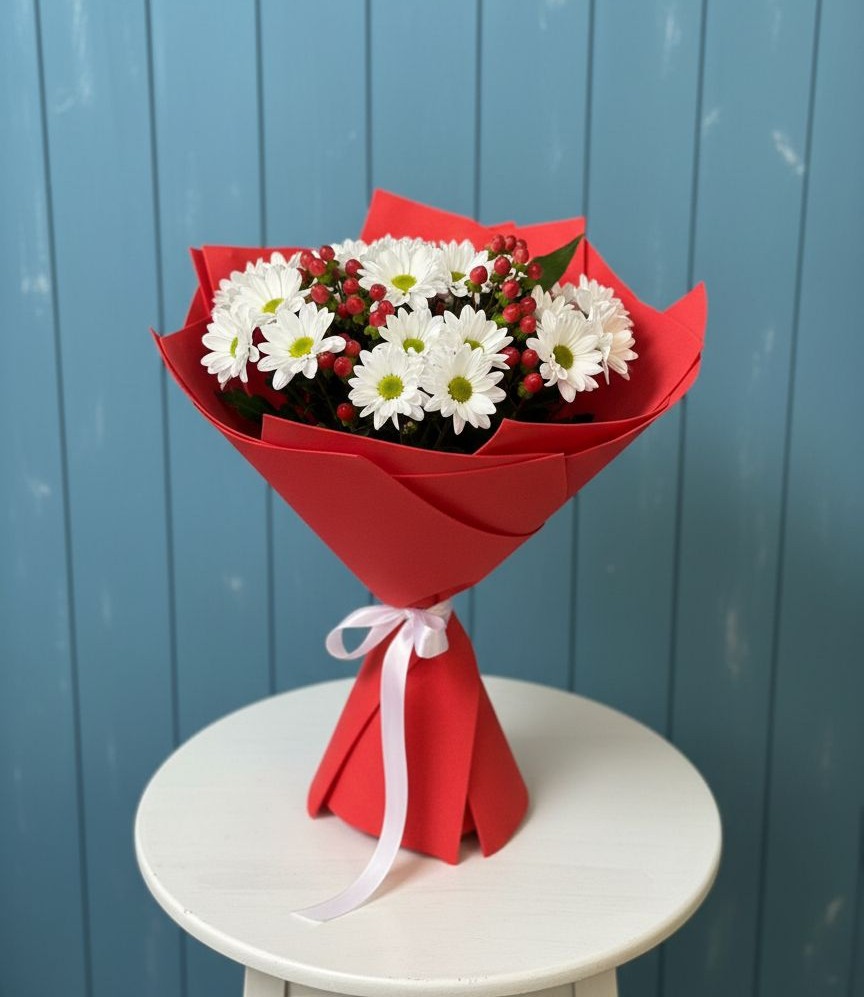 Букет цветов из: Хризантемы в Федотово