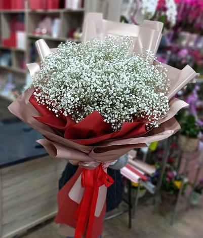 Букет цветов из: Гипсофила в Федотово
