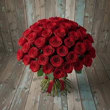 Букет 55 Красных роз Фридом #REPLACE_PRED# Федотово