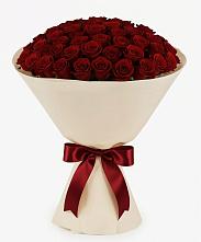 Букет 101 Бордовая роза Блэк Бакарра #REPLACE_PRED# Федотово