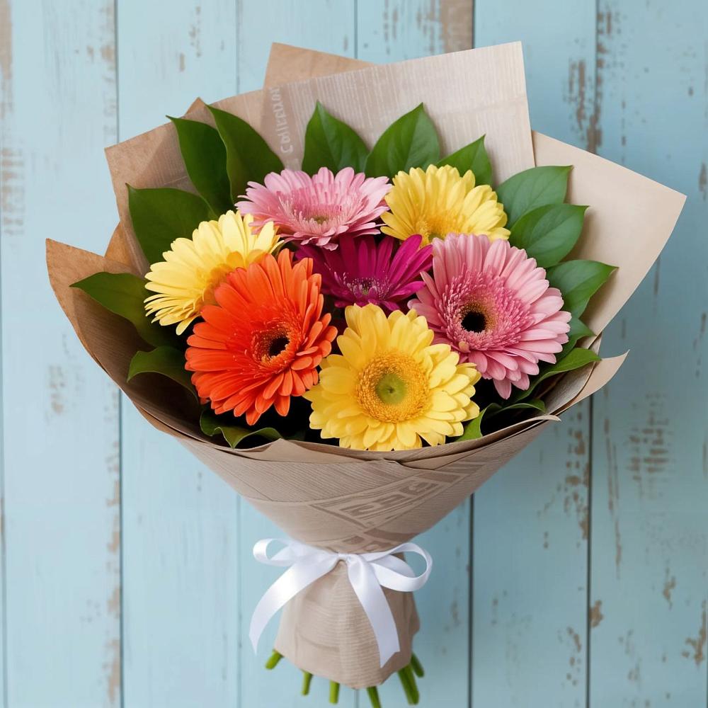 Букет цветов из: Герберы в Федотово