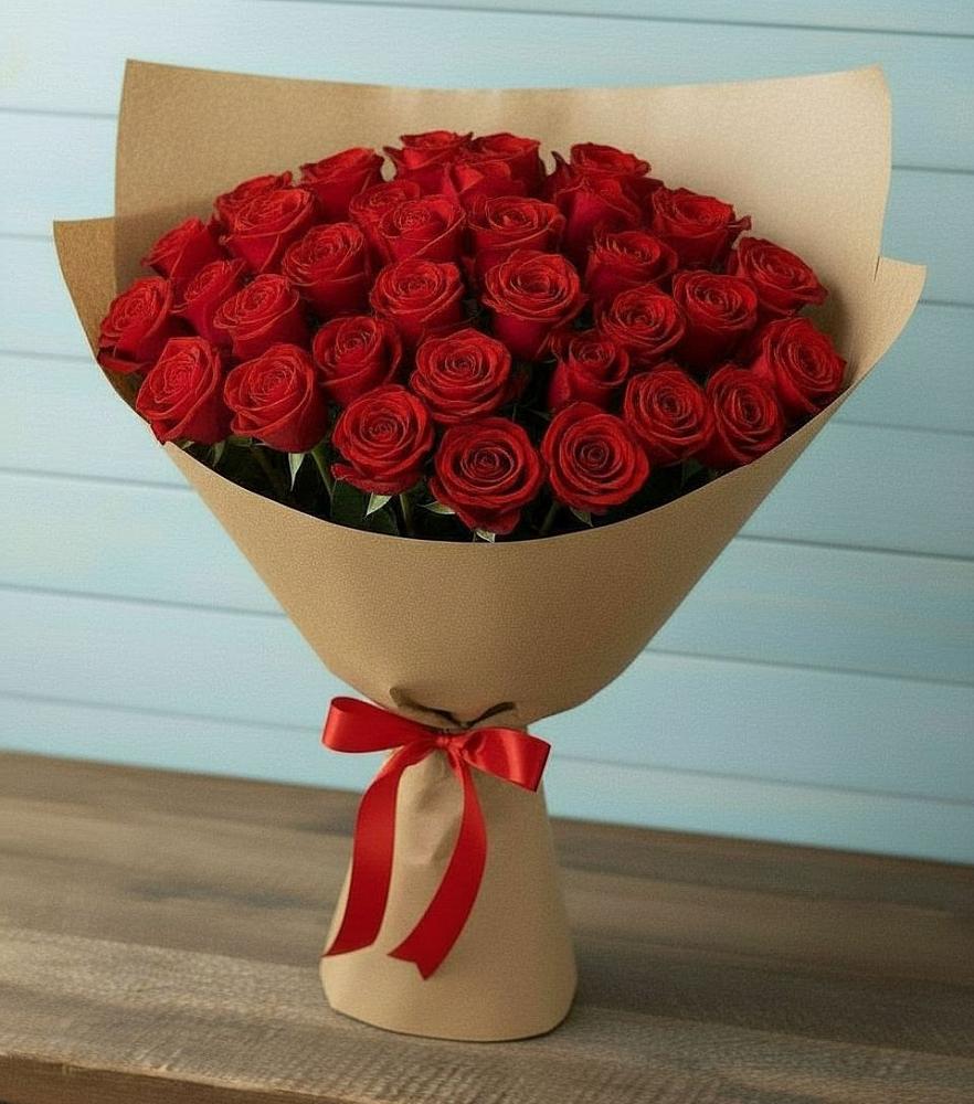 Букет Красные розы Милано в Федотово