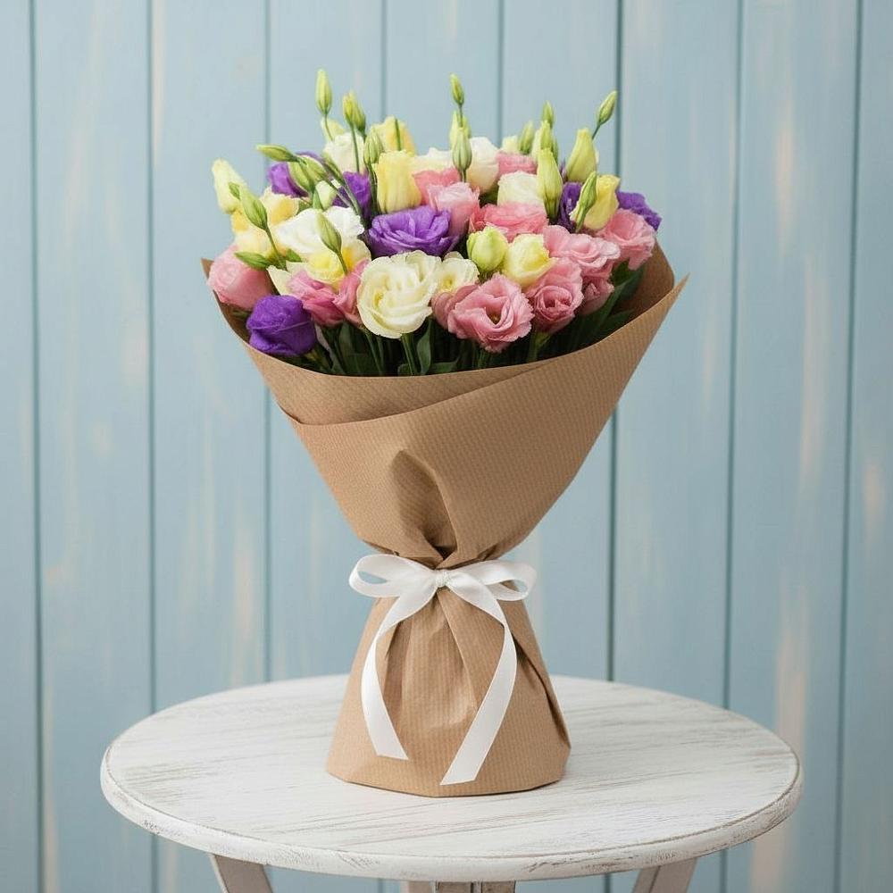 Букет цветов из: Лизиантусы в Федотово