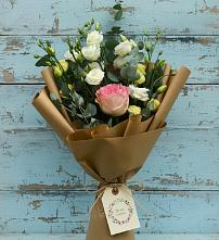 Букет цветов из:  Розы и Лизиантусы #REPLACE_PRED# Федотово