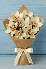 Букет цветов из:  Орхидеи и Розы в Федотово