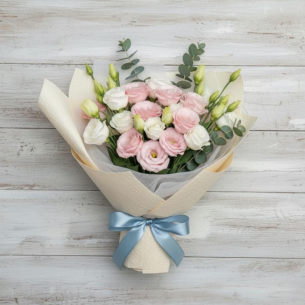 Букет цветов из: Лизиантусы в Федотово