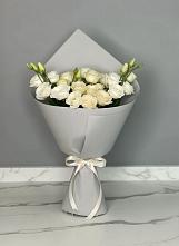 Букет цветов из:  Розы и Лизиантусы в Федотово